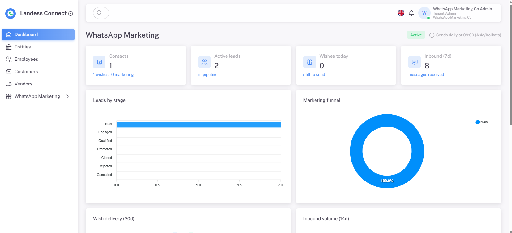 Landess Connect — WhatsApp engagement on autopilot